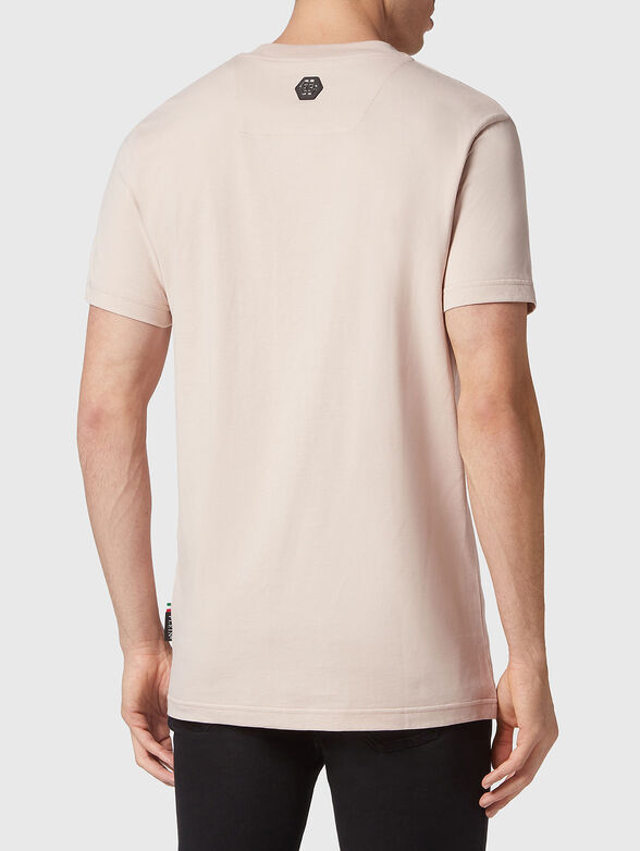 Cotton T-shirt with print - 3