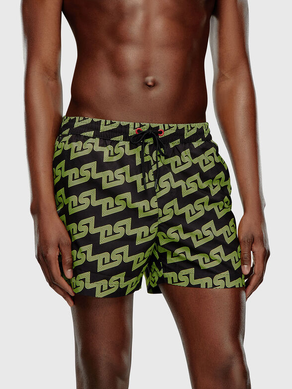 Logo print beach shorts  - 1