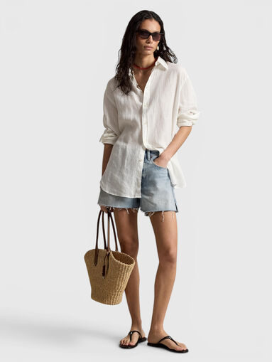 Denim shorts - 5