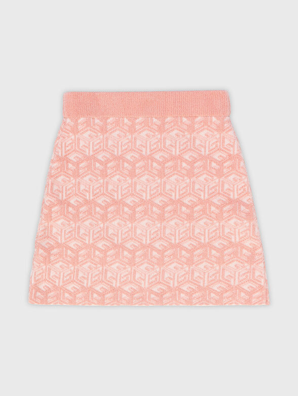 Zipped pink skirt  - 4
