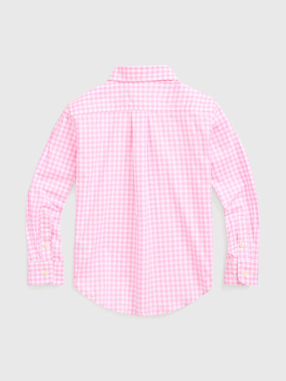 Checked cotton poplin shirt - 2