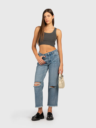 Jeans with distressed effect - 5