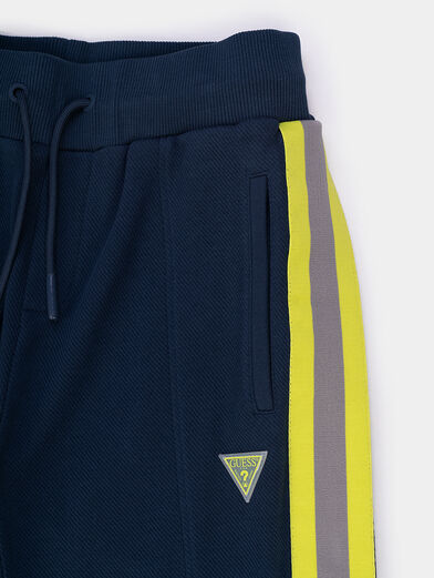 Sports pants with accent bands - 3