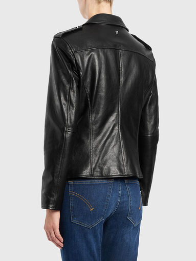Slim biker jacket in nappa leather - 3