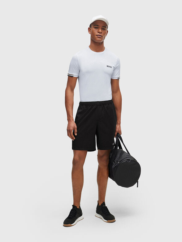 Black T-shirt with logo detail - 2