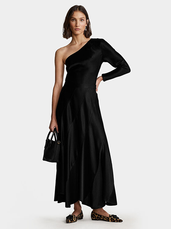 Елегантна черна блуза - 1