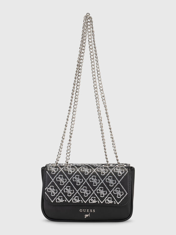 Studded crossbody bag in black - 1