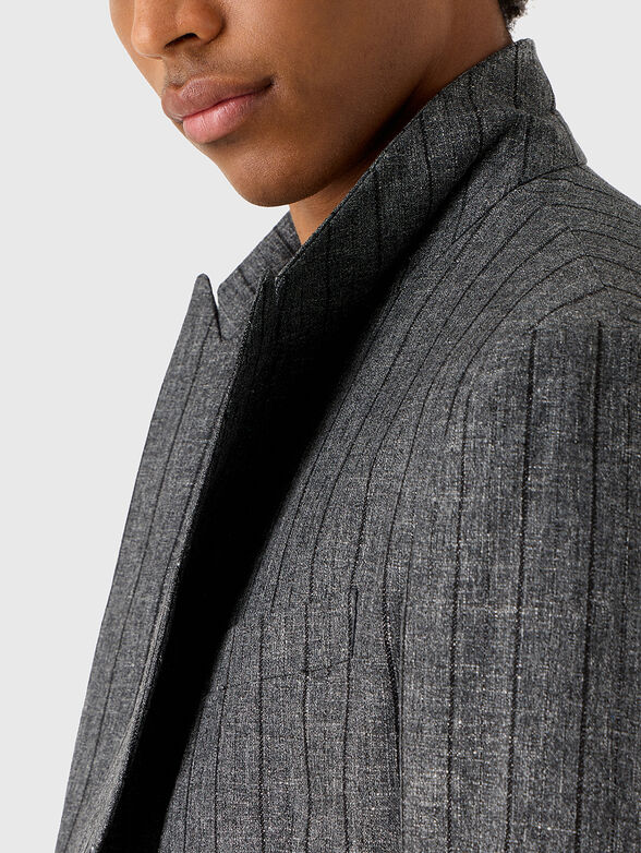 Striped suit of linen blend - 3