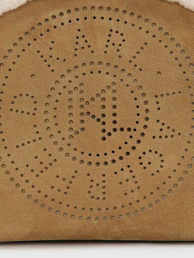 K/CIRCLE small shearling tote bag - 4