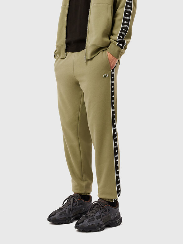 Sweatpants with contrasting details - 0
