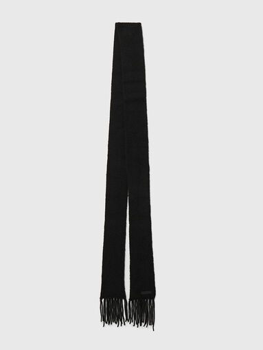 Scarf and gloves set in black - 3