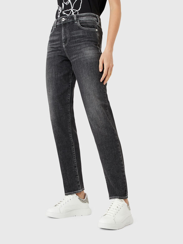 Slim jeans with a worn effect - 1