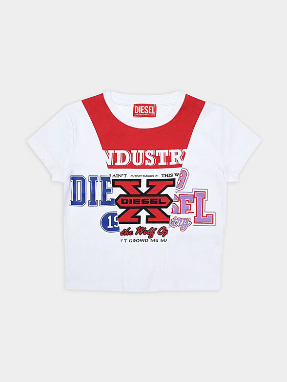 TJCUTIE T-shirt with contrasting logo accent - 1