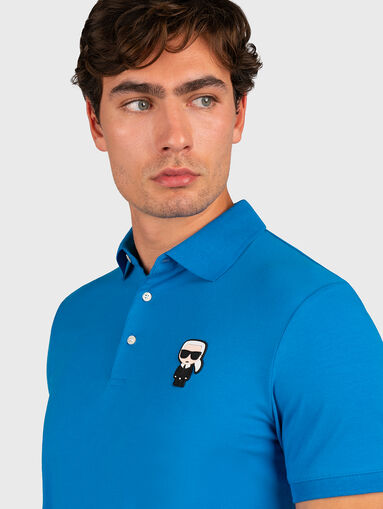 Polo shirt with logo patch - 4