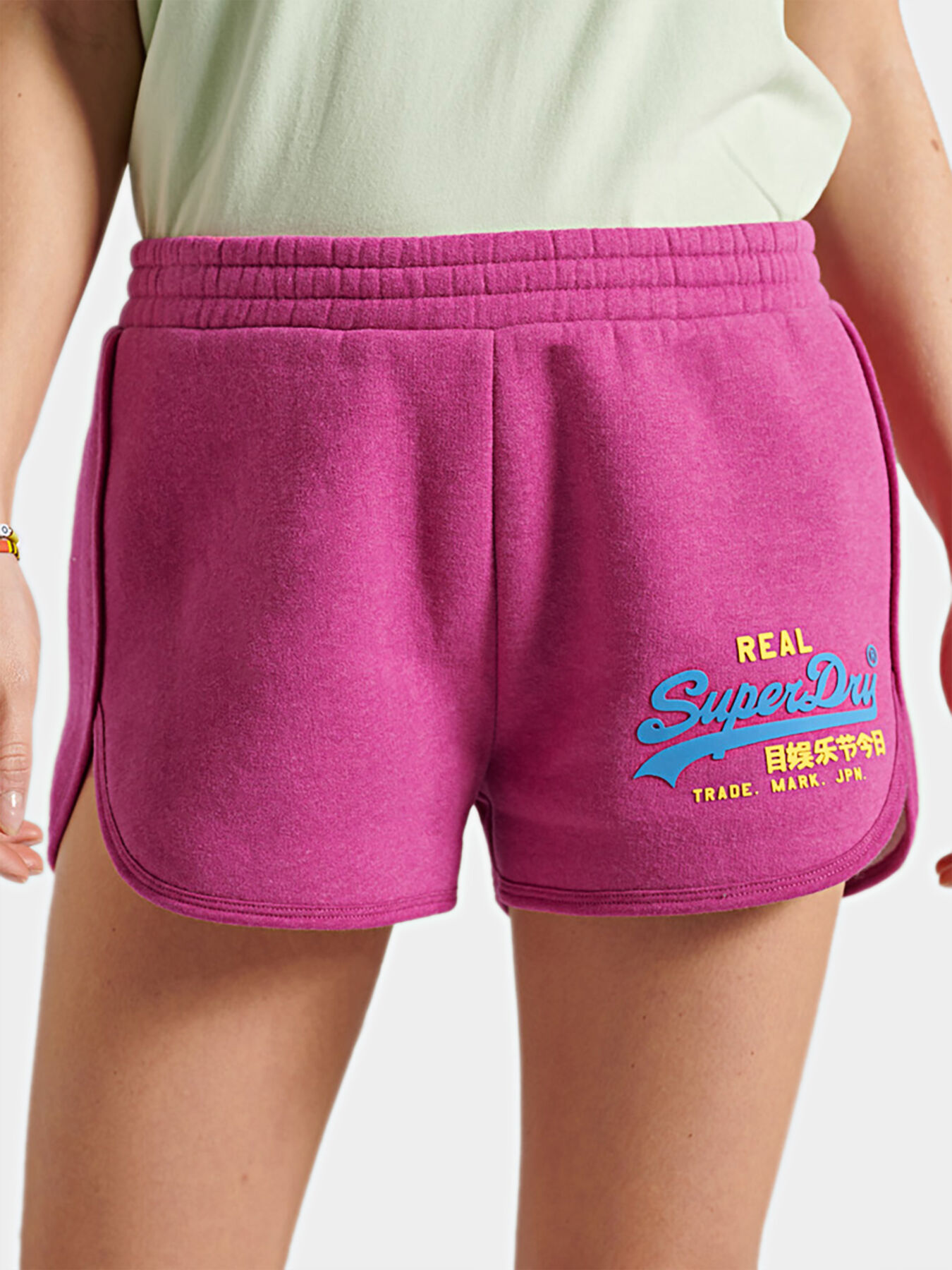 Superdry pink shorts on sale