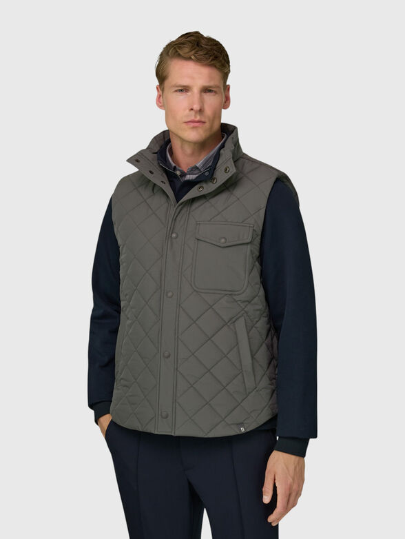 Military green vest - 1