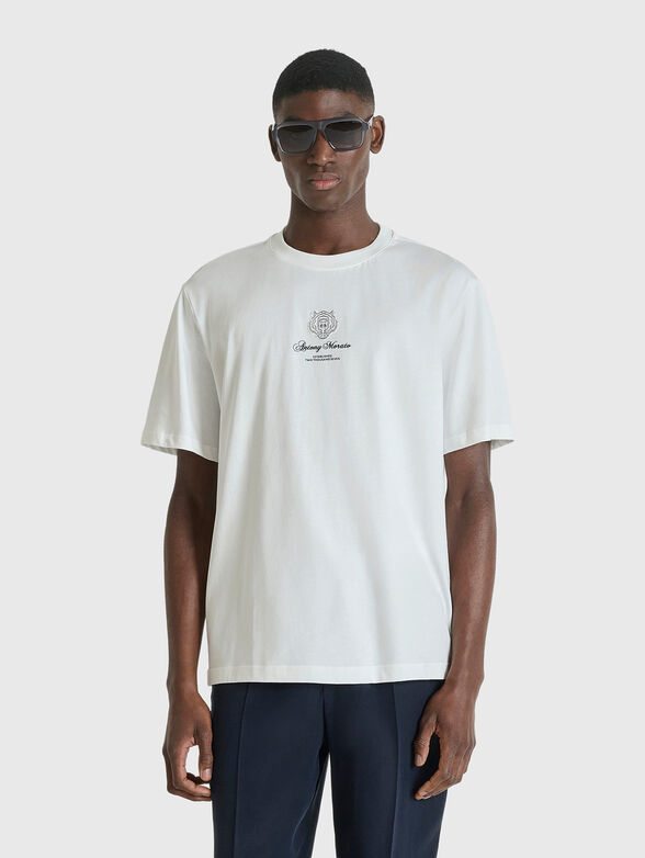 T-shirt with a statement print on the back  - 1