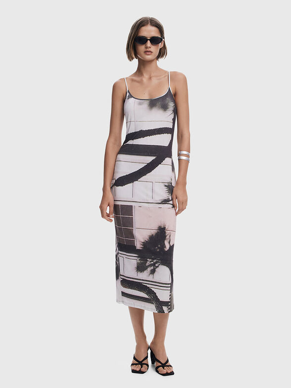 Dress with thin straps - 0