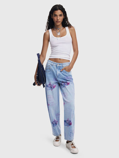 Jeans with accent print - 5