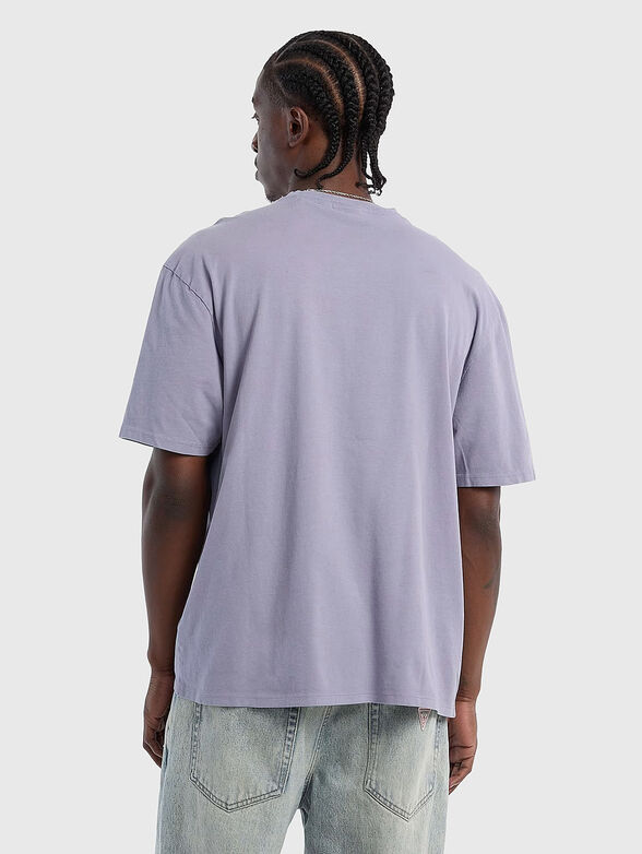 Oversized cotton T-shirt with logo - 3