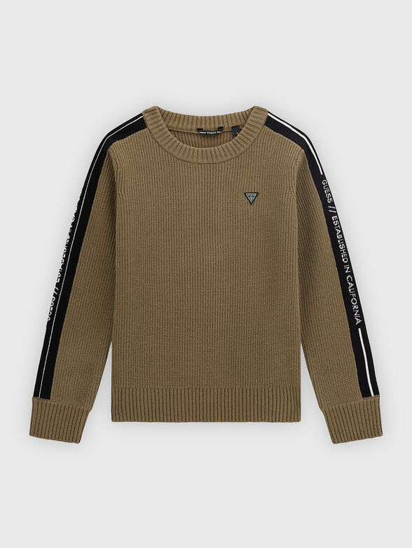 Sweater with logo detail - 0