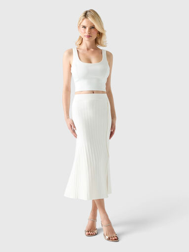 KAEDA knitted skirt with a seashell design - 5