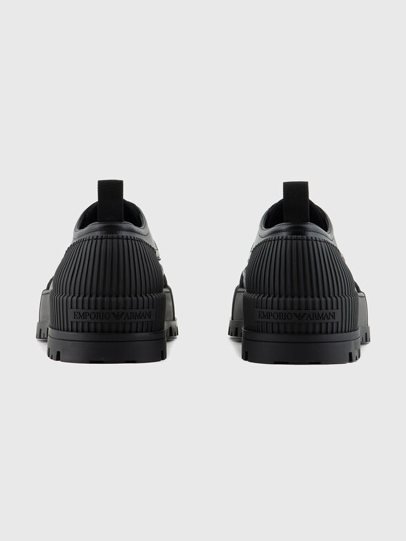 Leather derby shoes - 3