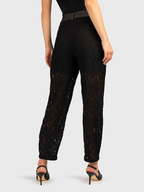 High waisted lace trousers - 2
