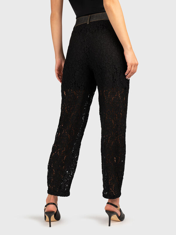 High waisted lace trousers - 2