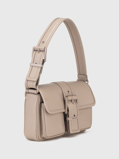 Small leather bag with logo detail - 3