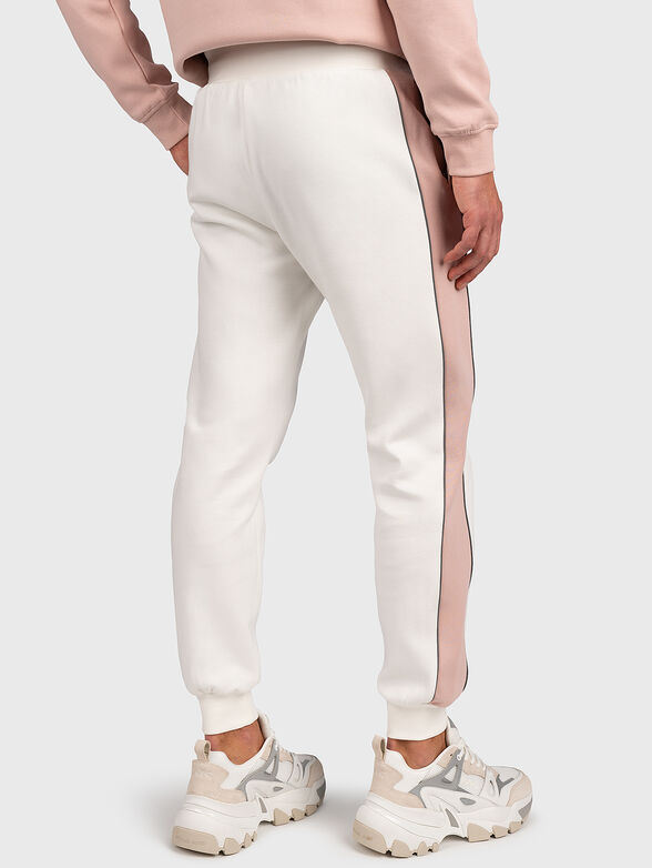 MERV blue sports pants with embossed logo - 2