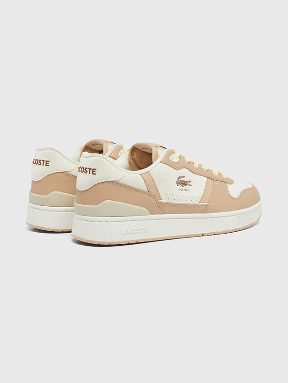 Leather sports shoes with logo - 4