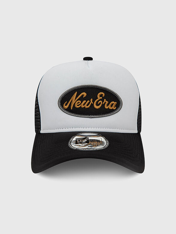 Cap with contrast visor and logo - 1