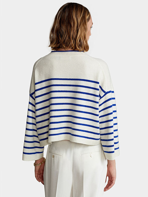 Striped cashmere sweater - 3