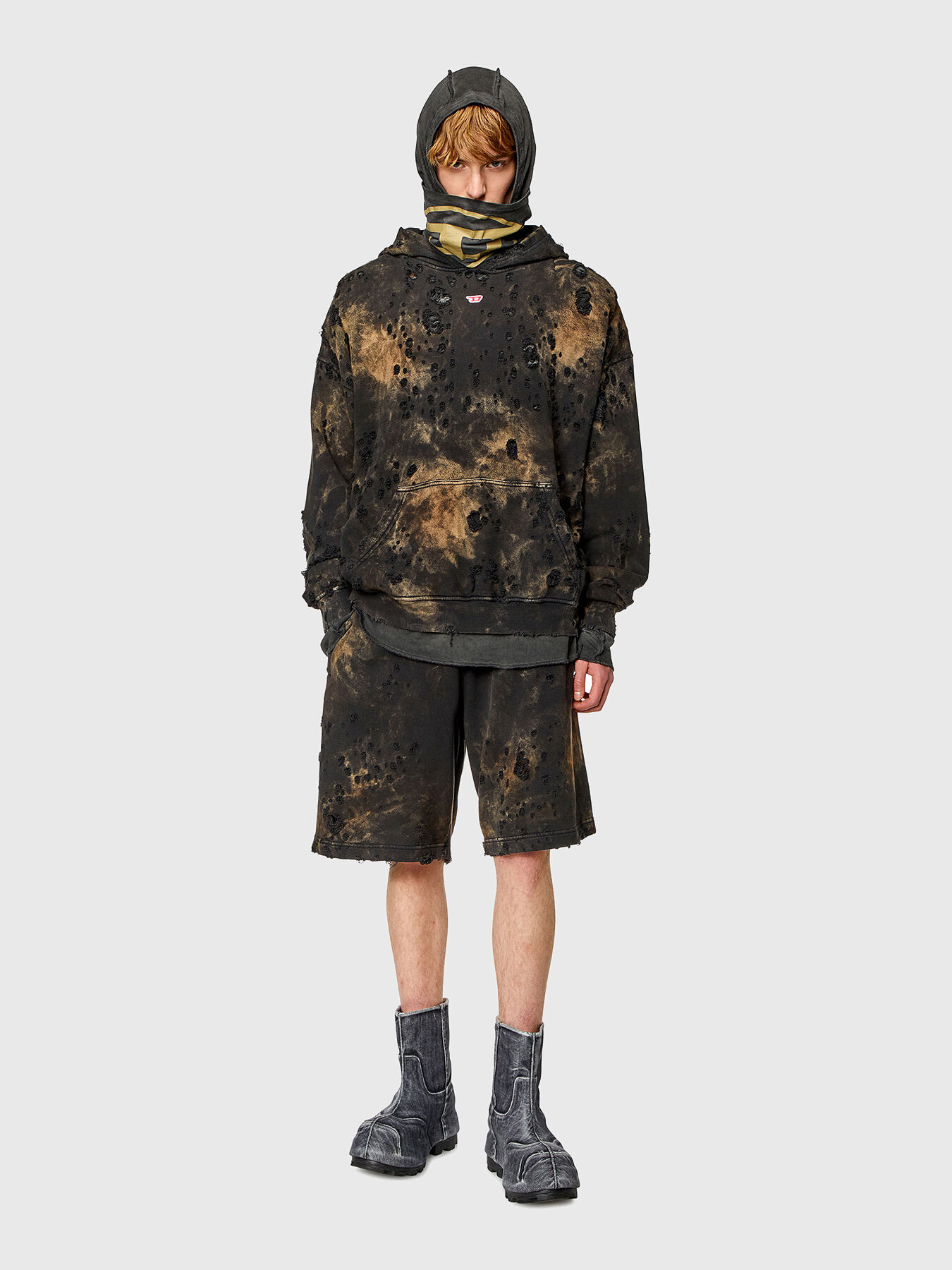 HOOD HOOD カモパンツ マルチポケットユーティリティデタッチャブルパンツ - HOODHOOD