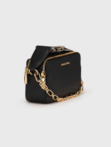 CAMPA crossbody black bag with logo accent - 4