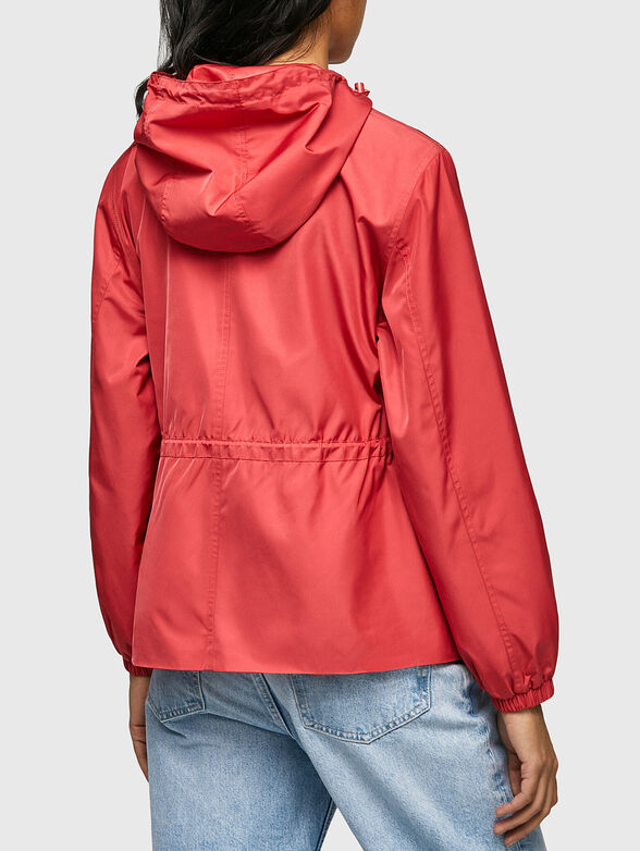 SIBYLLE red hooded jacket - 3