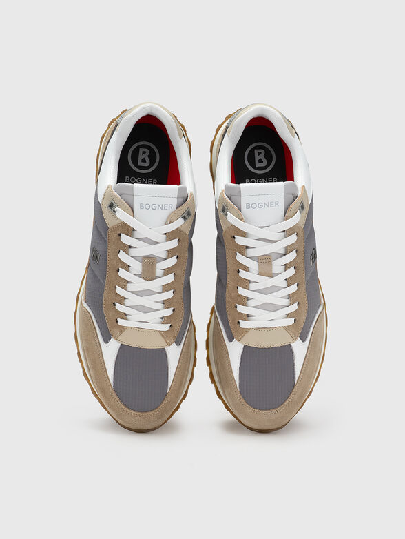 tNEWPORT 10 C textile and suede sneakers - 6