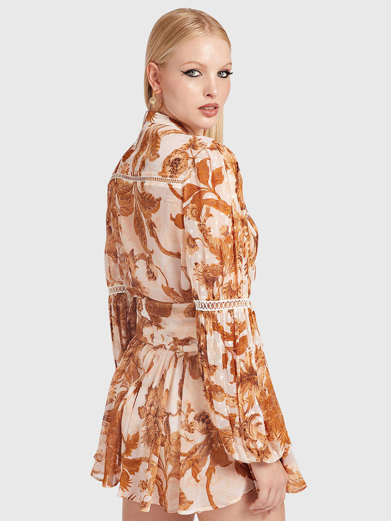 JOSETTE blouse with animal print - 3