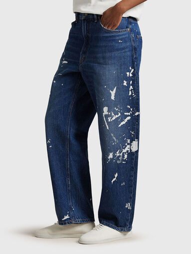 BOYFRIEND jeans with accent splashes - 3