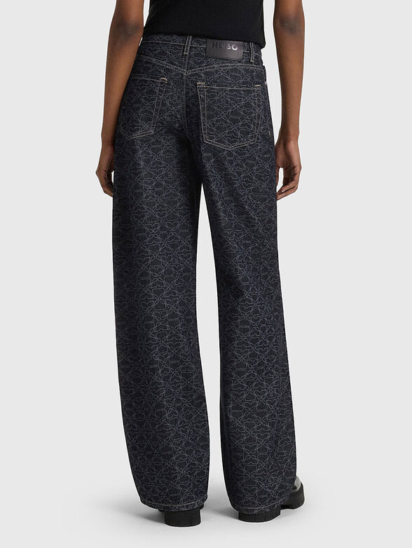 Jeans with accent print and logo - 2
