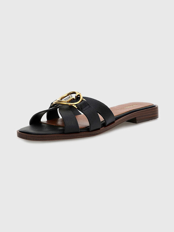 SYMO black slippers - 2