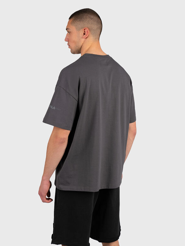 JADEN beige oversized T-shirt - 3