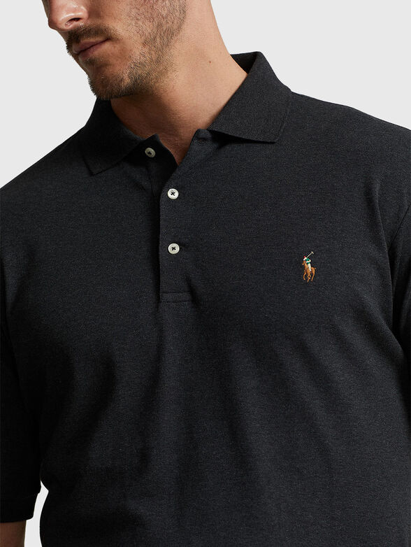 Polo shirt with embroidered logo - 4