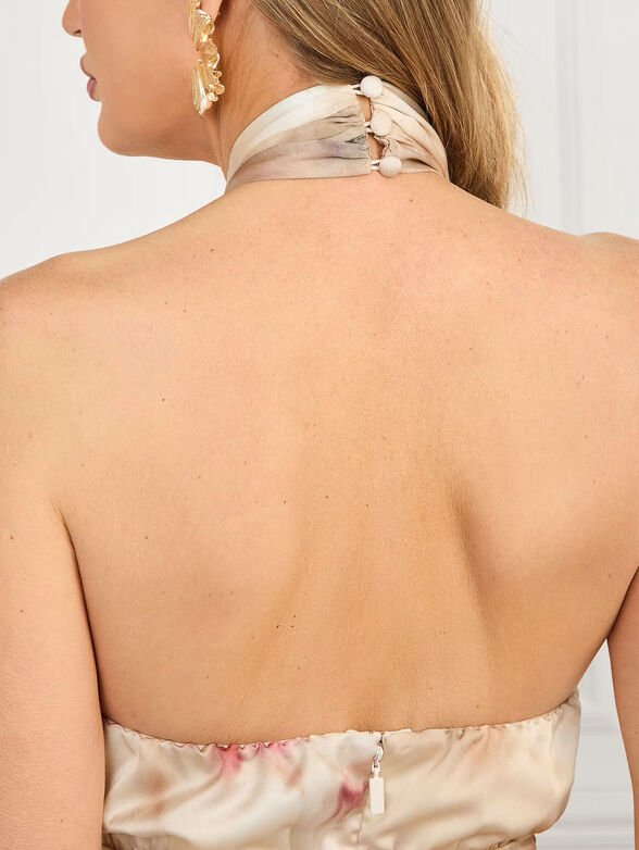 BIANCA maxi dress with floral print - 5