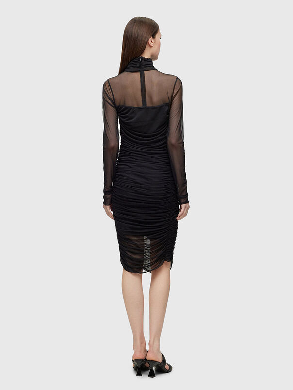 NELASAI black dress with long sleeves  - 2