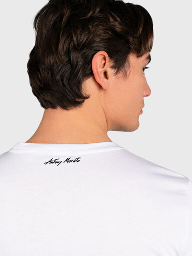 Black T-shirt with print - 5