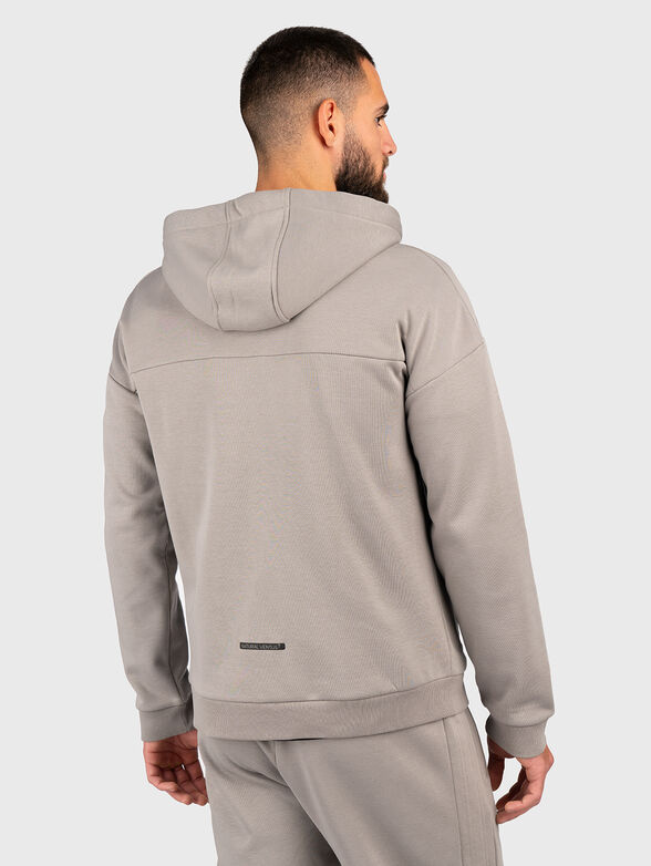 Hooded sweatshirt in grey  - 2