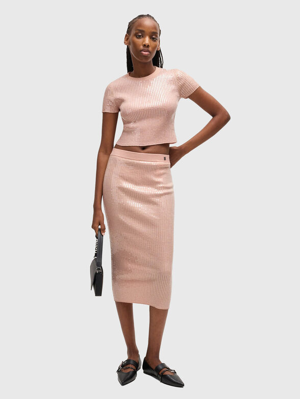 Ripped sweater with short sleeves - 2