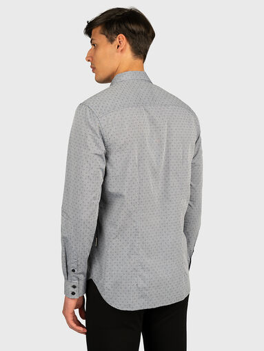 SUNSET Shirt with micro print - 4